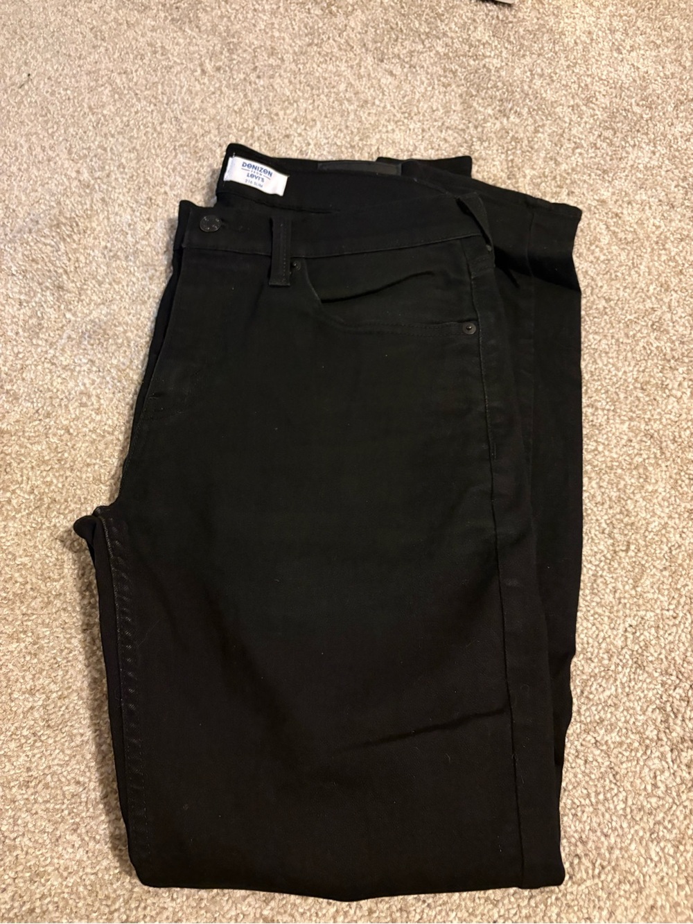 Black Straight Jeans